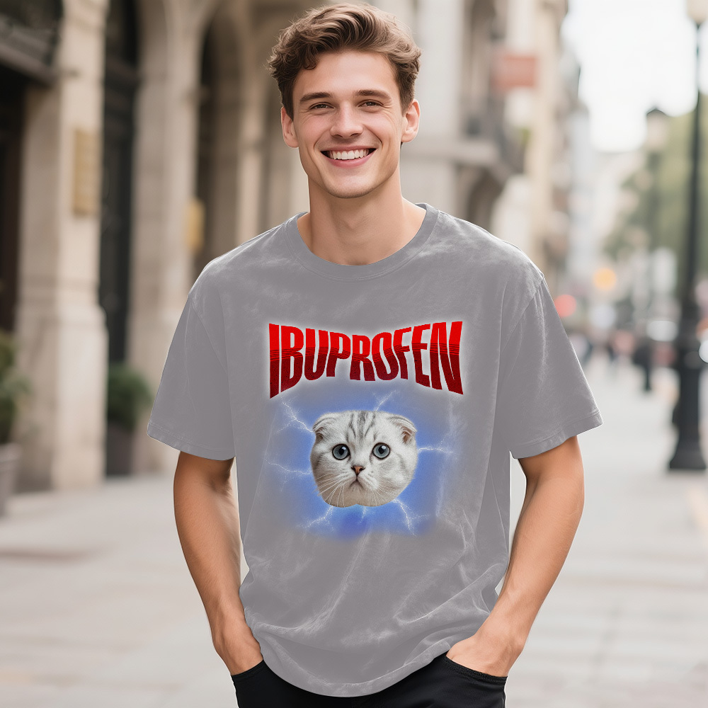 Custom Photo Vintage Certified Freak Funny Cat Meme T-Shirt Vintage Kitty Graphic Tee Retro Washed Cat Lover Shirt Funny Pet Humor Gift Unisex 90s Cat Top - MyFaceSocks