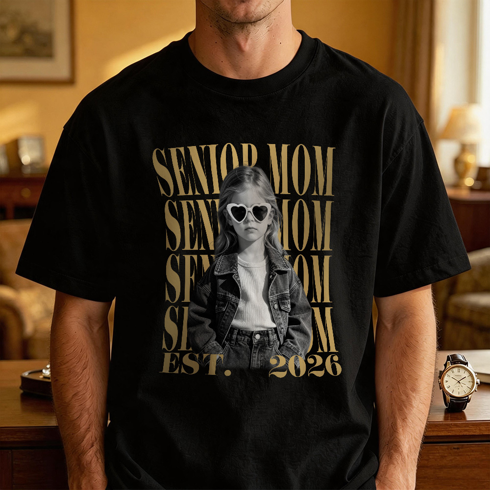 Custom Dad Vintage Photo Shirt: Personalized Fathers Day Shirt With Kids Photo, Funny Dad Shirt, Best Dad Ever Shirt, New Dad Gift - MyFaceSocks