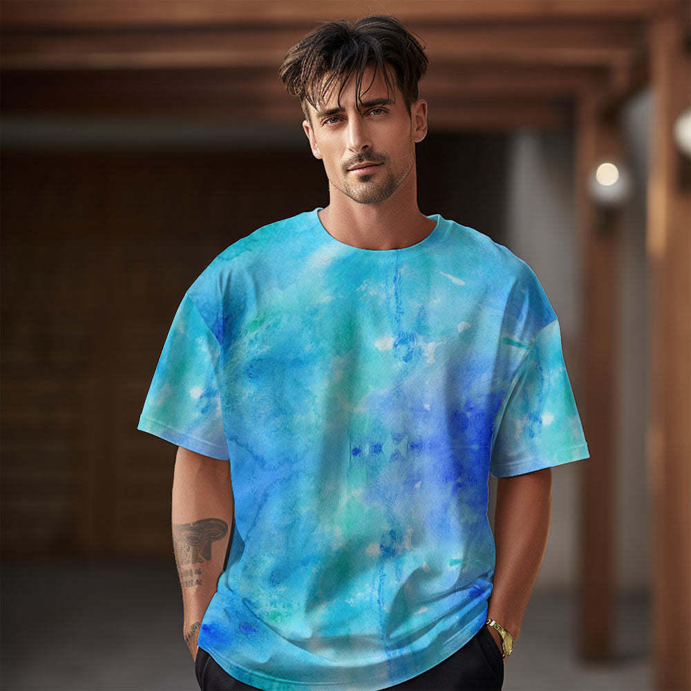 Tie Dye Summer T-Shirts for Men Tie-Dye Shirts Vibrant Summer Vibes