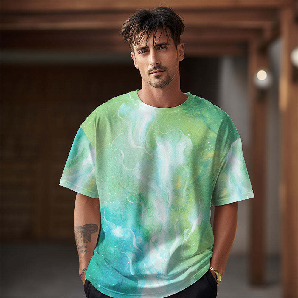 Relaxed Tie-Dye T-shirts for Men Women Casual Chic Style Summer Vacation