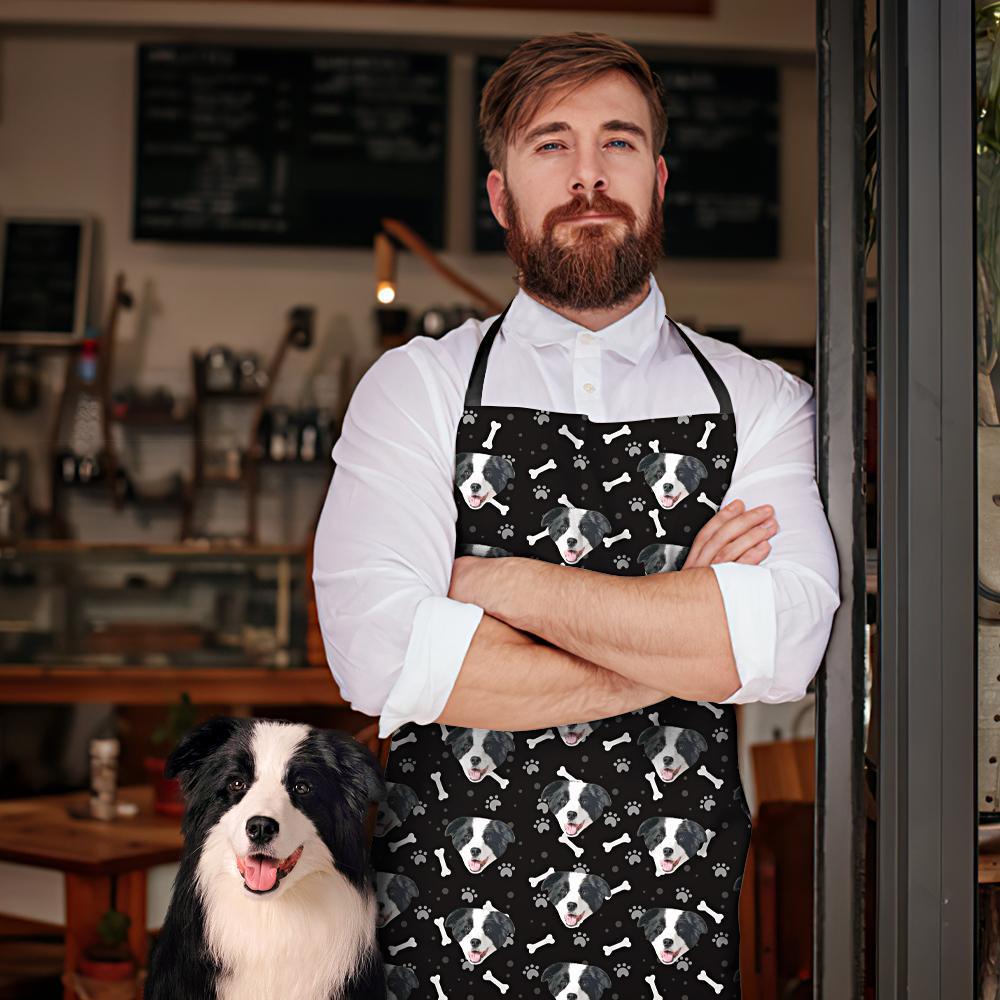 Custom Dog Apron, Personalized Kitchen Apron - Pet