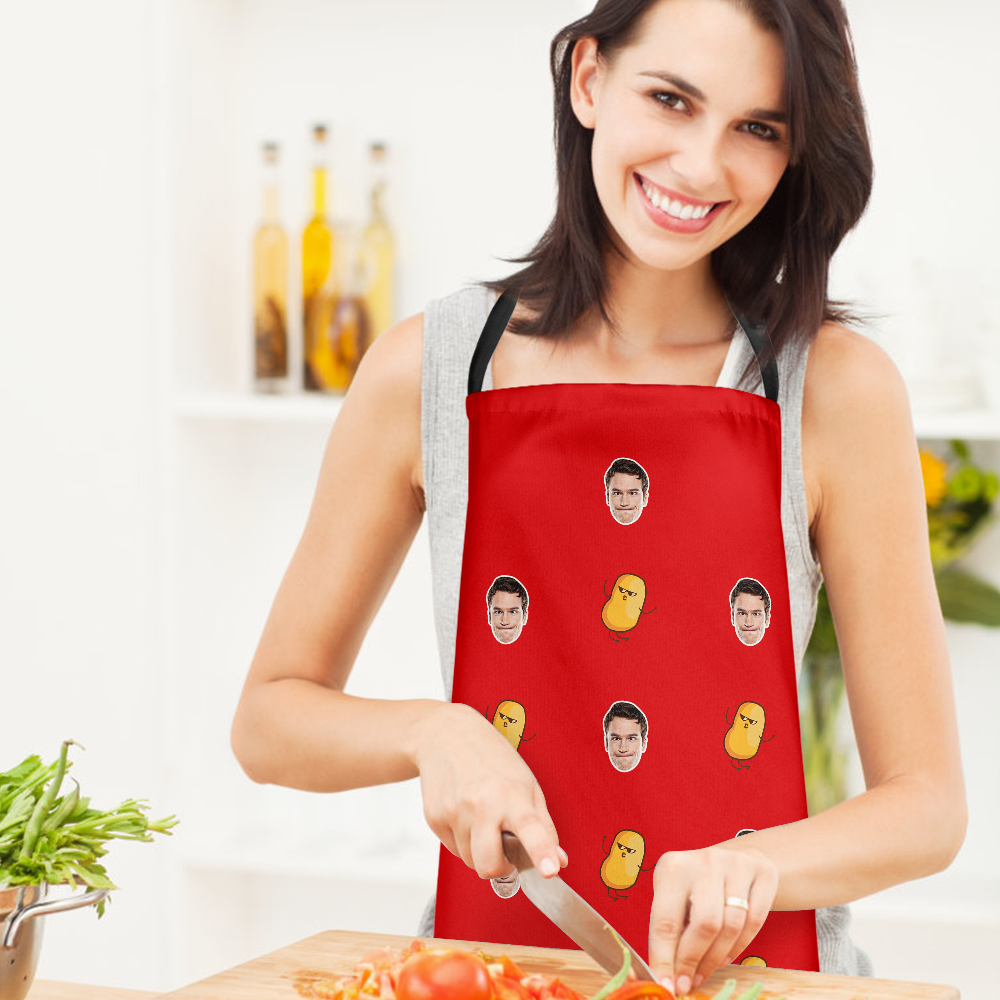 Custom Face Apron - Potato