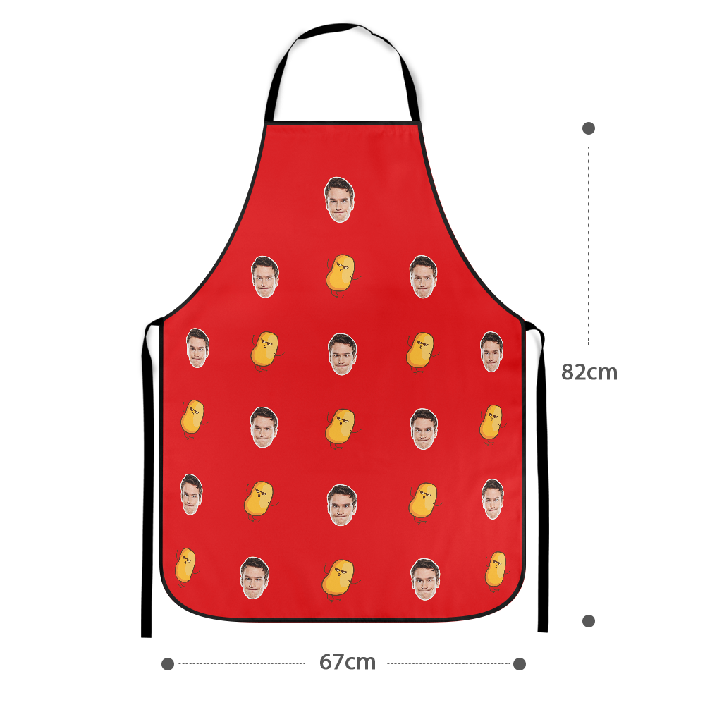 Custom Face Apron - Potato