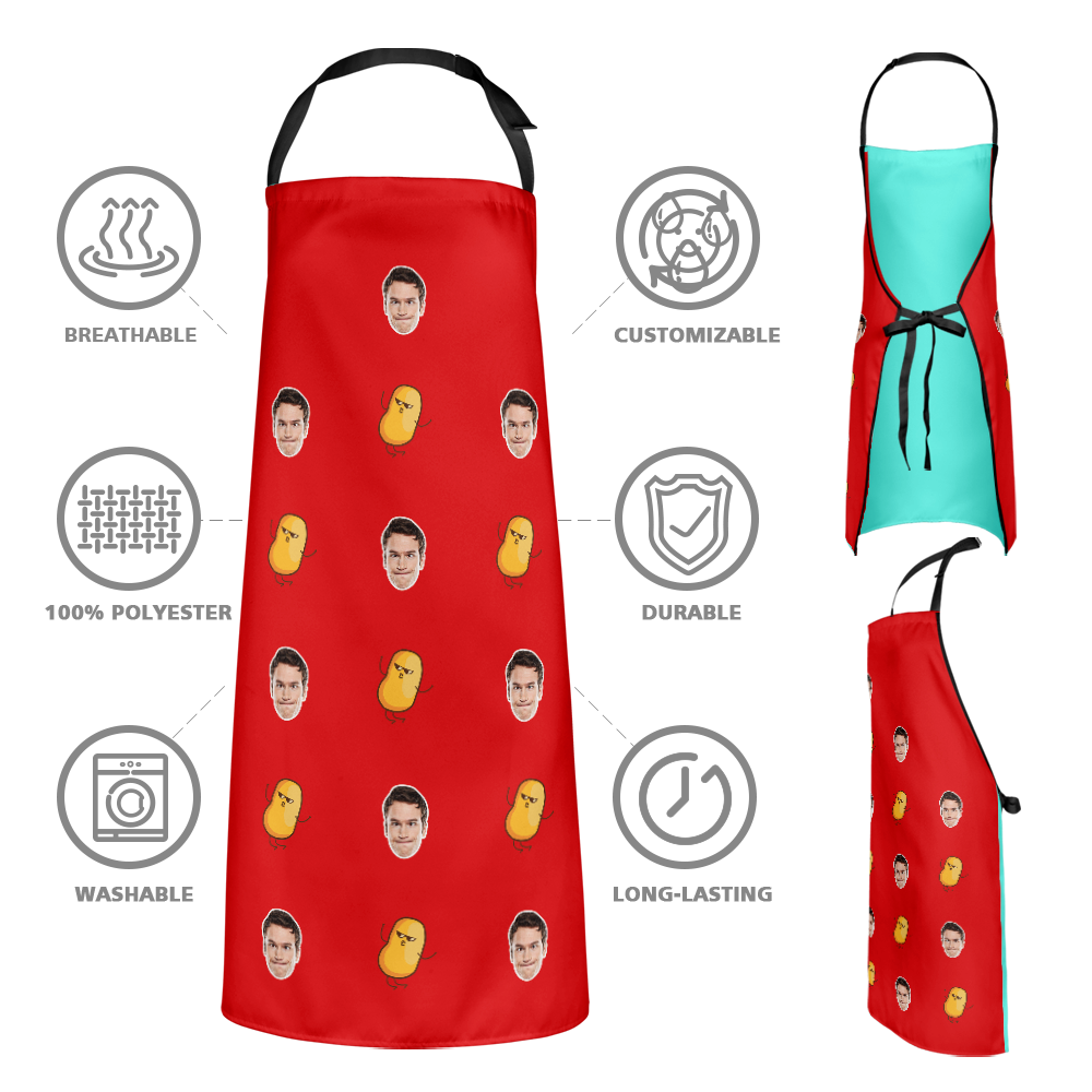 Custom Face Apron - Potato