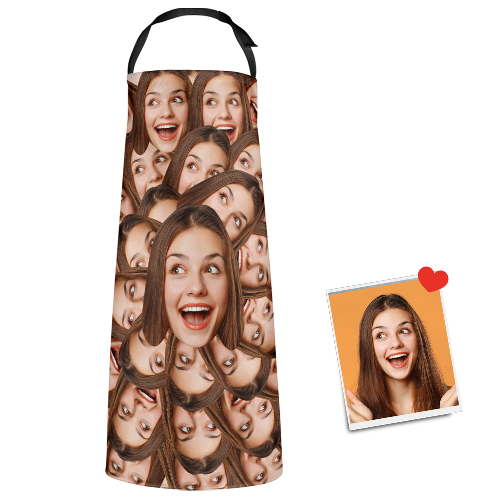 Christmas Gift Ideas, Custom Face Apron Your Funny Mash Chef Gift