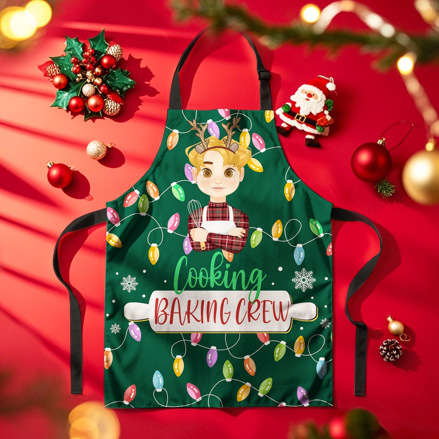 Custom Cooking Baking Crew Personalized Apro Personalised Name Chef Apron, Head Chef Cooking Gifts