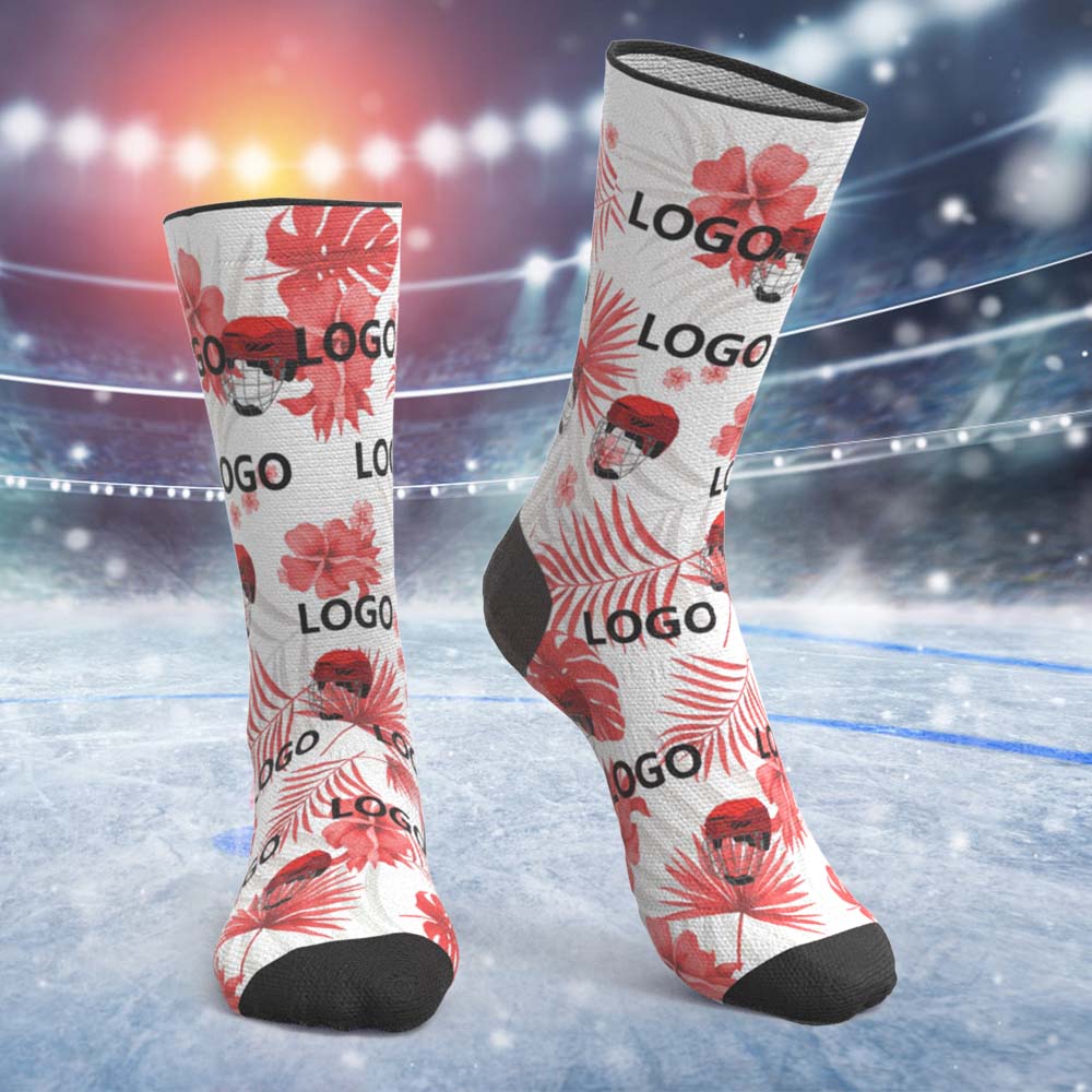 Custom Breathable Face Socks Hockey Winter Sports Socks