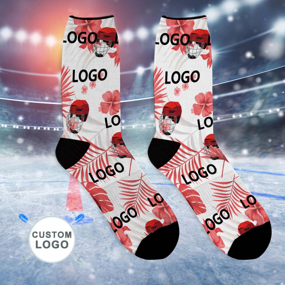 Custom Breathable Face Socks Hockey Winter Sports Socks