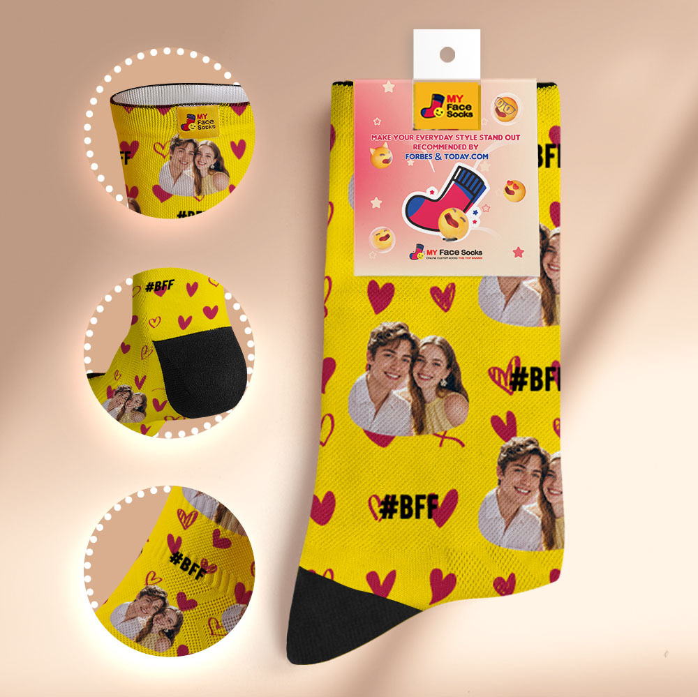 Personalized Dentist-Themed Gift with Your Photo Custom Face Socks for Dental Lovers, Anniversary