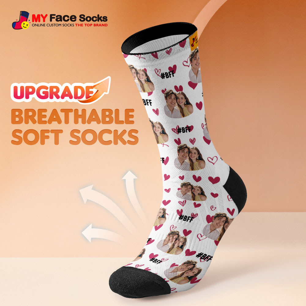 Personalized Dentist-Themed Gift with Your Photo Custom Face Socks for Dental Lovers, Anniversary