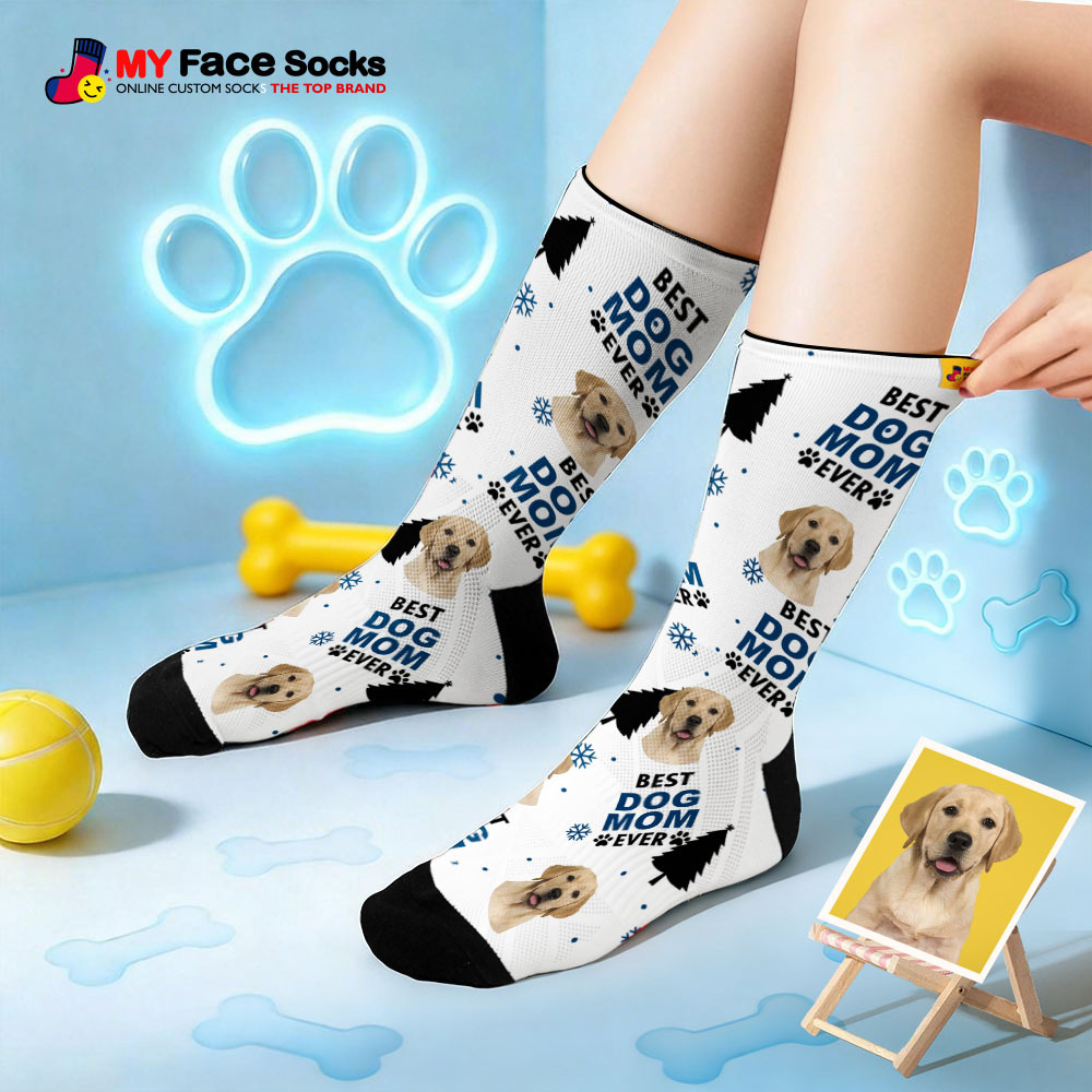 Personalized Pet Dog Theme Socks Cute Socks Custom I Love You Socks Pet Lover Socks Gift