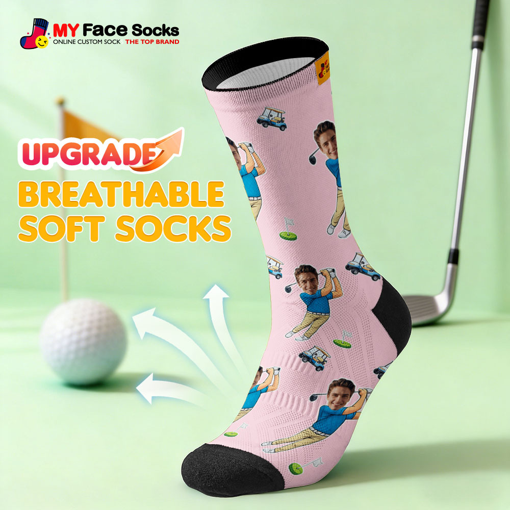 Personalized Sport Theme Socks Custom  Face Team Socks Funny Photo Socks Gift For Fans Players