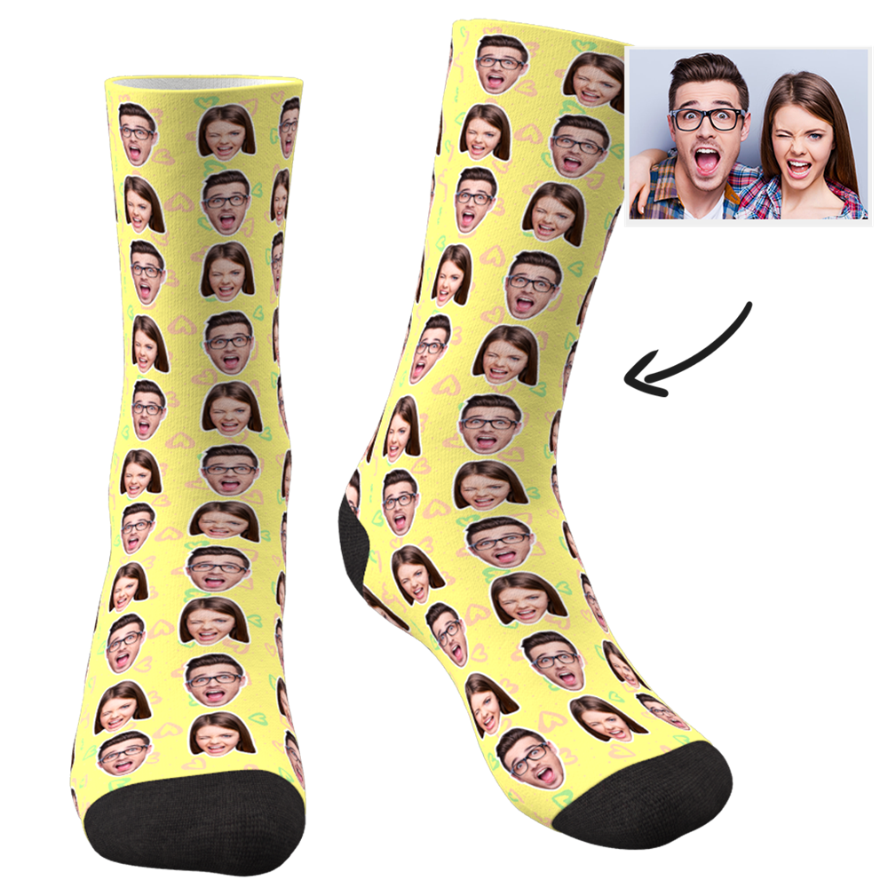 Custom Face Socks Corlorful - MyFaceSocks