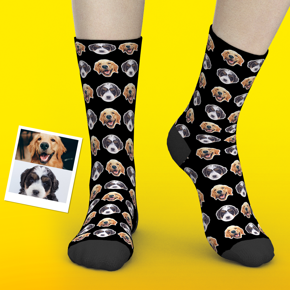 Custom Face Socks Comic Style