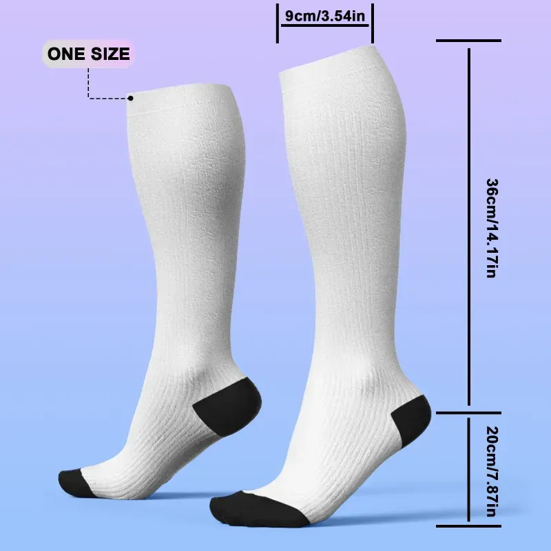 Custom I Heart Dad Athletic Knee High Socks Personalized • Compression • Father's Day Tournament • Sport Team Baseball Softball Soccer