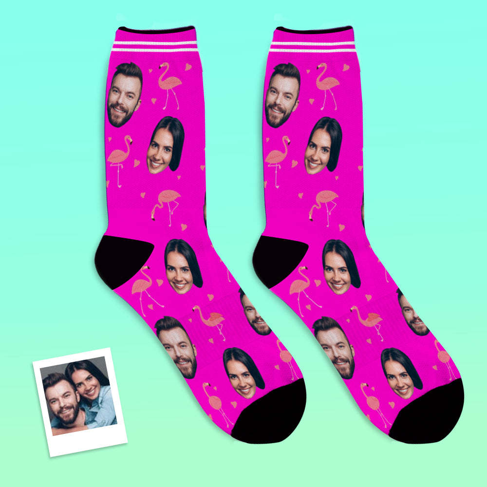 Custom Face Socks Personalized Photo Socks Gift For Family - Flamant