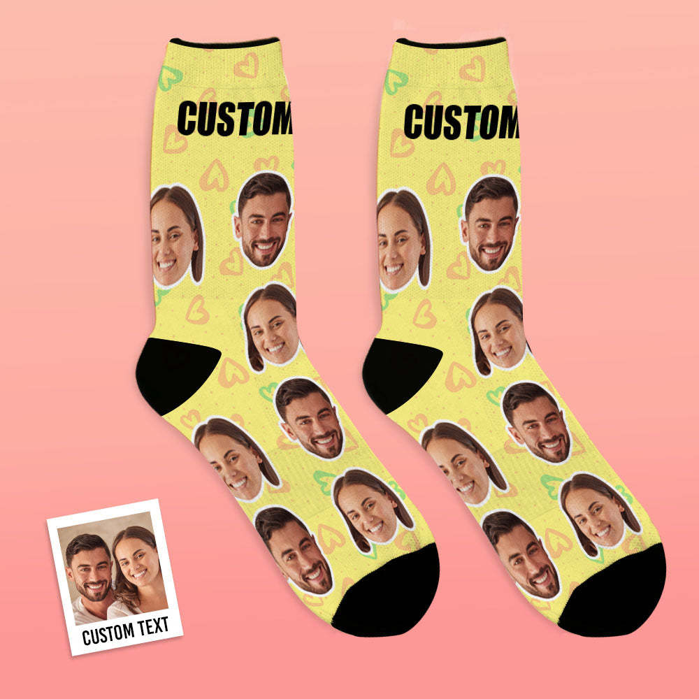 Custom Face Socks Corlorful - MyFaceSocks