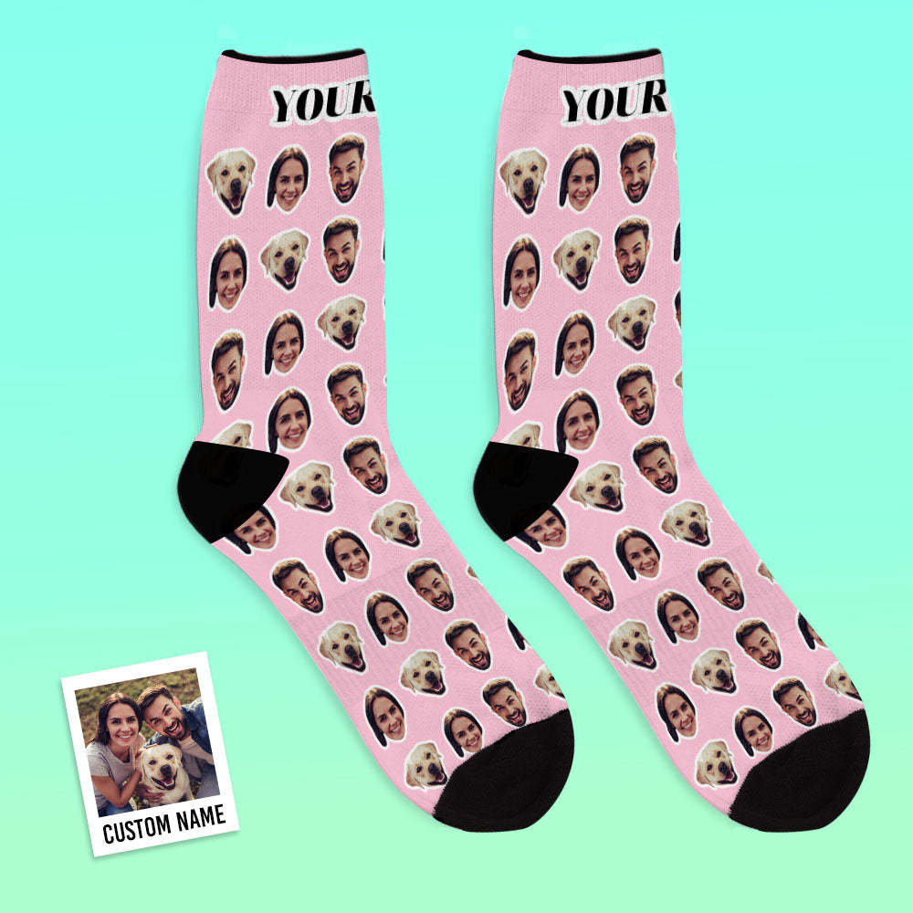Custom Corlorful Socks With Your Photo - MyFaceSocks