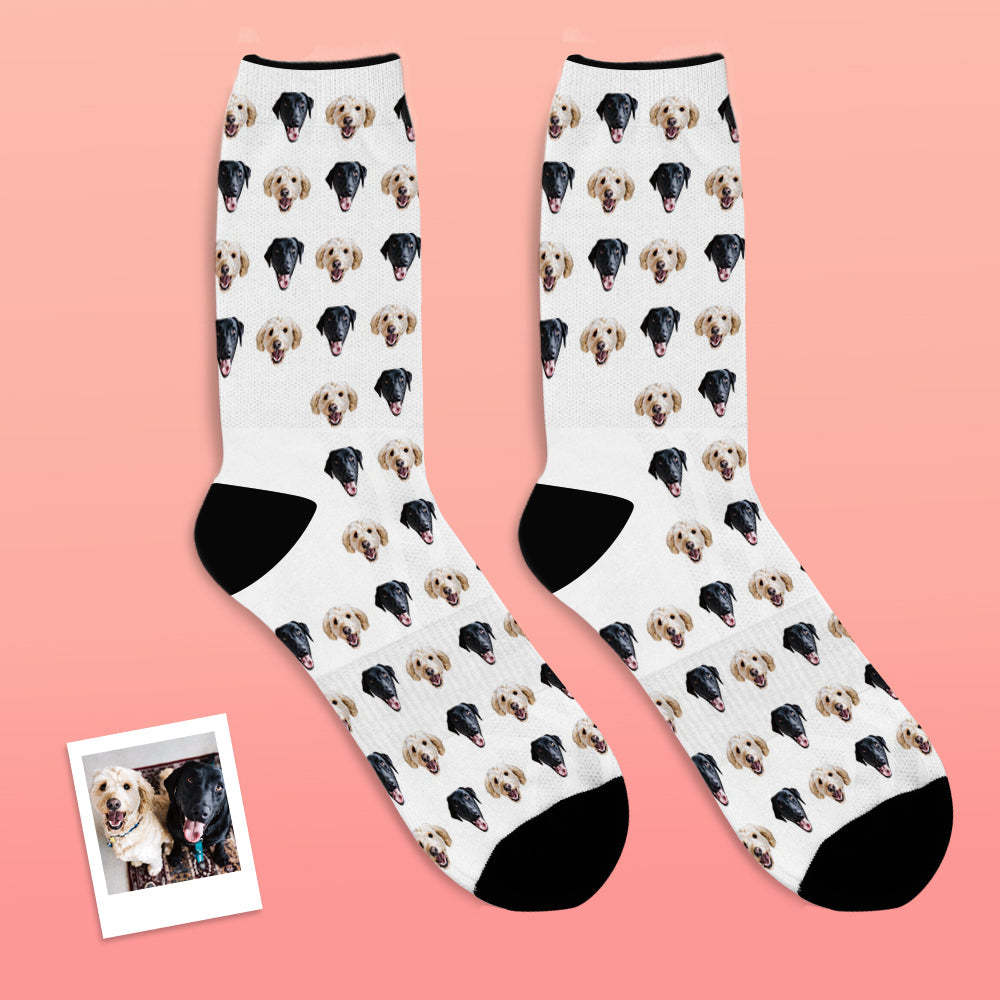 Custom Face Socks Comic Style