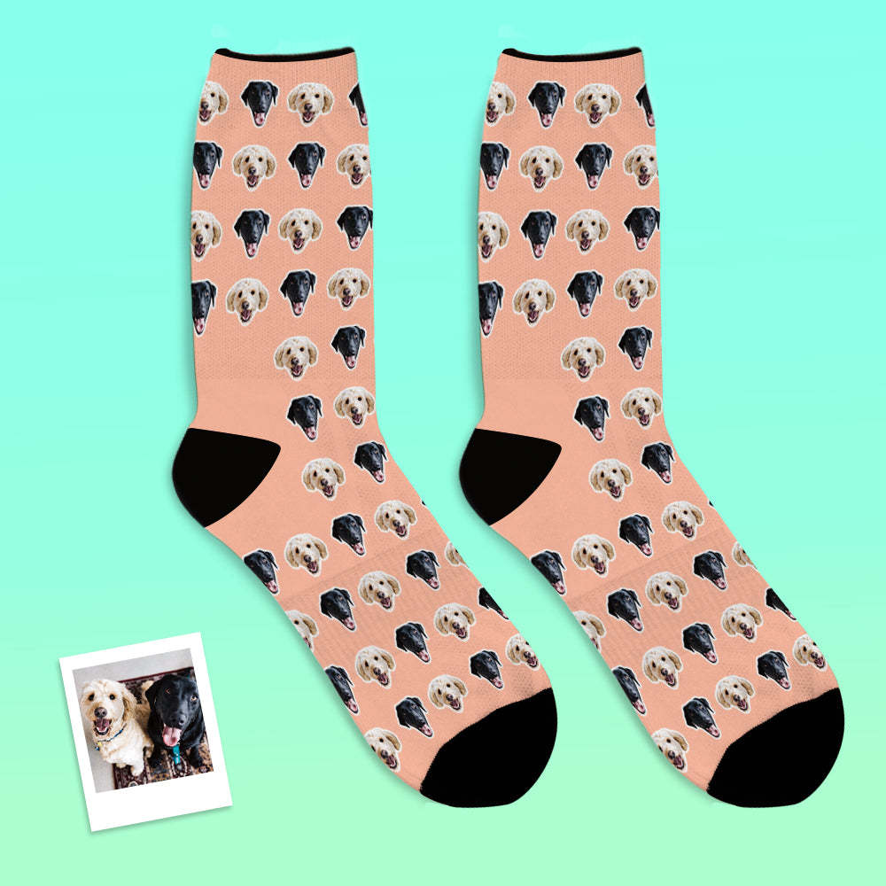 Custom Face Socks Comic Style