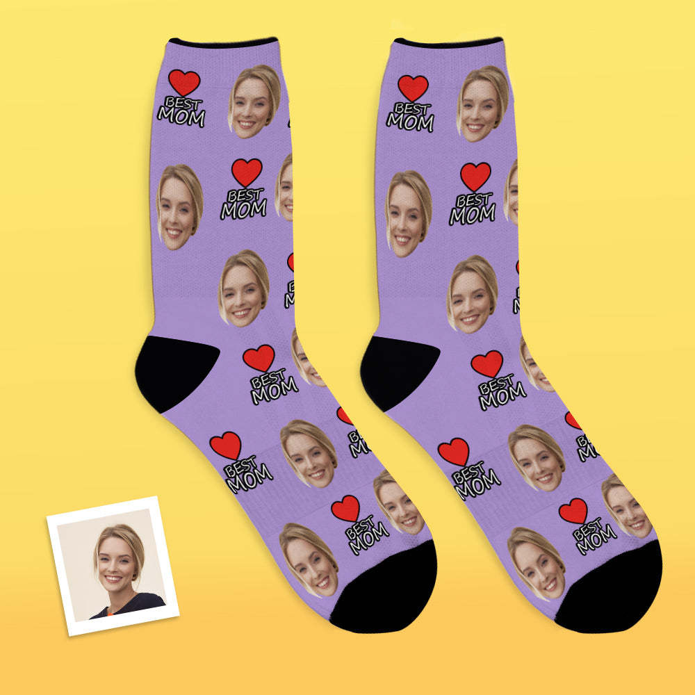 Custom Face Socks Best Mom Gifts For Mom