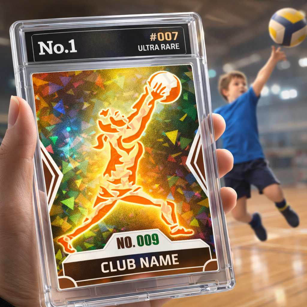 Custom Silhouette Sports Trading Card – Personalized Athlete Game Card Plaque, Team Gift Keepsake