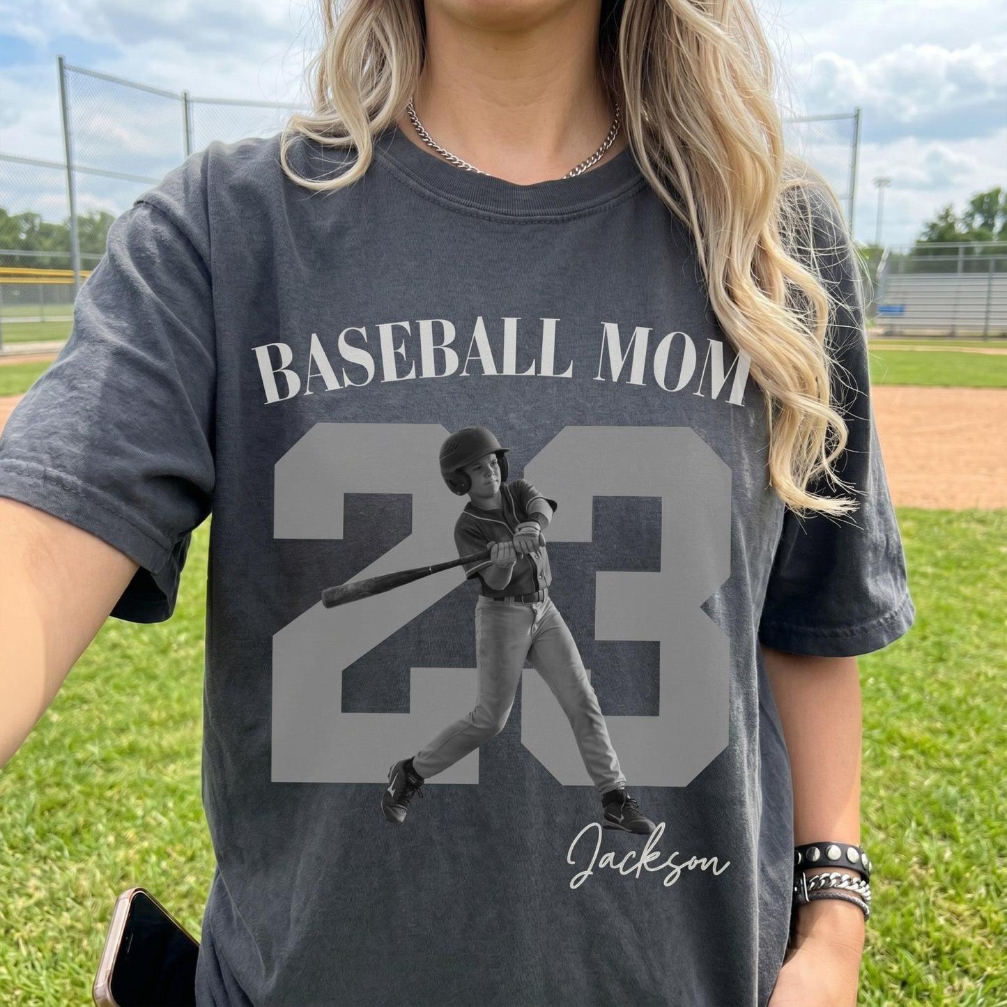 Soccer Mom Custom Photo Tee – Personalized Gift for Mother’s Day & Birthday - MyFaceSocks