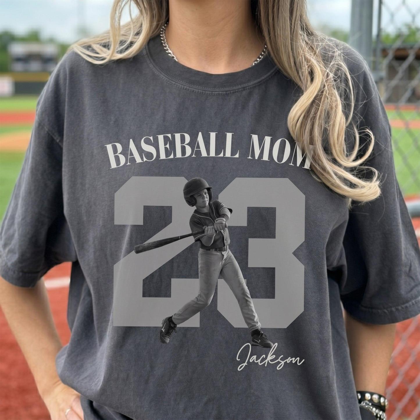 Soccer Mom Custom Photo Tee – Personalized Gift for Mother’s Day & Birthday - MyFaceSocks