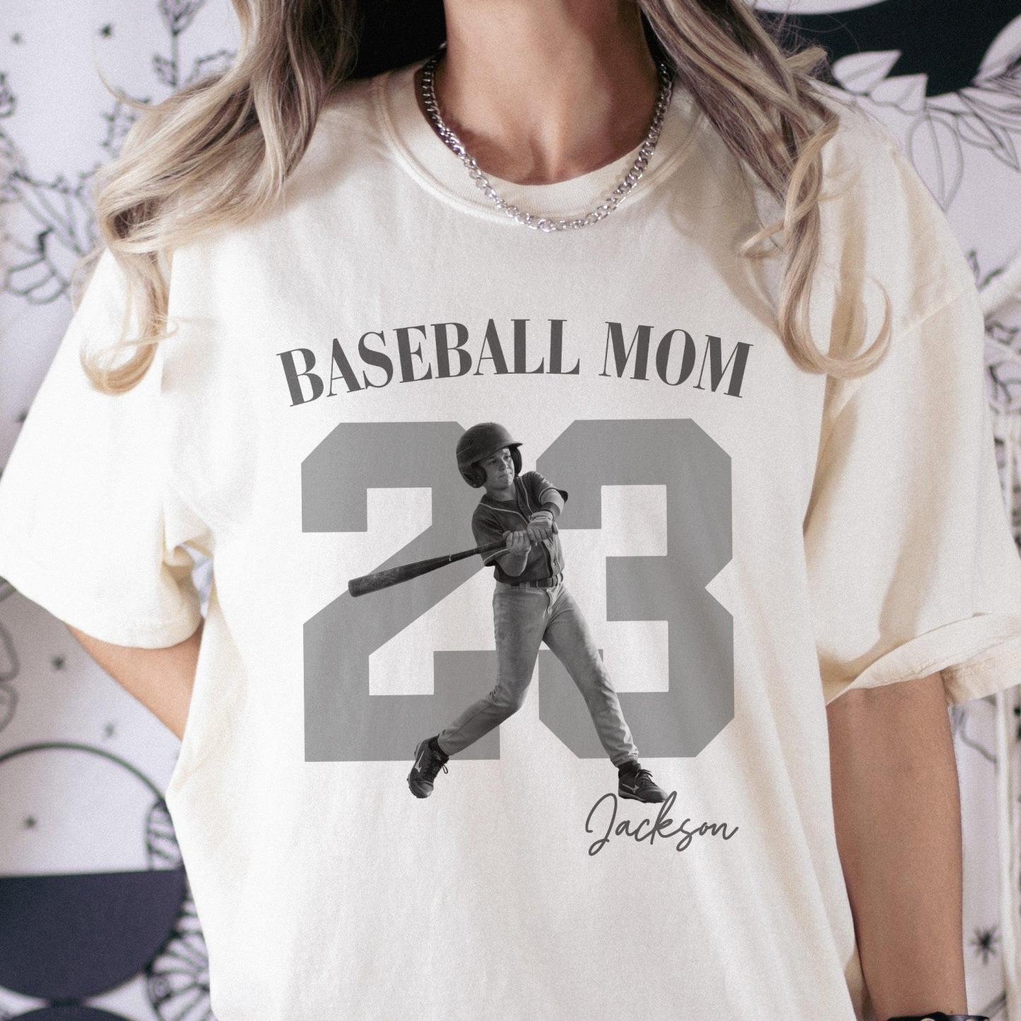 Soccer Mom Custom Photo Tee – Personalized Gift for Mother’s Day & Birthday - MyFaceSocks