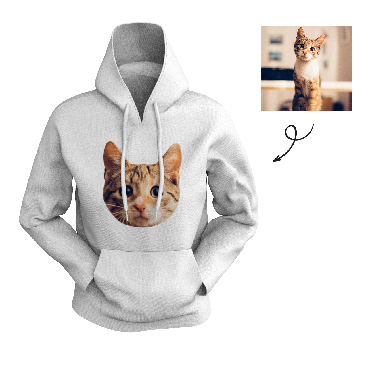 Custom Women's Pet Photo Hoodie