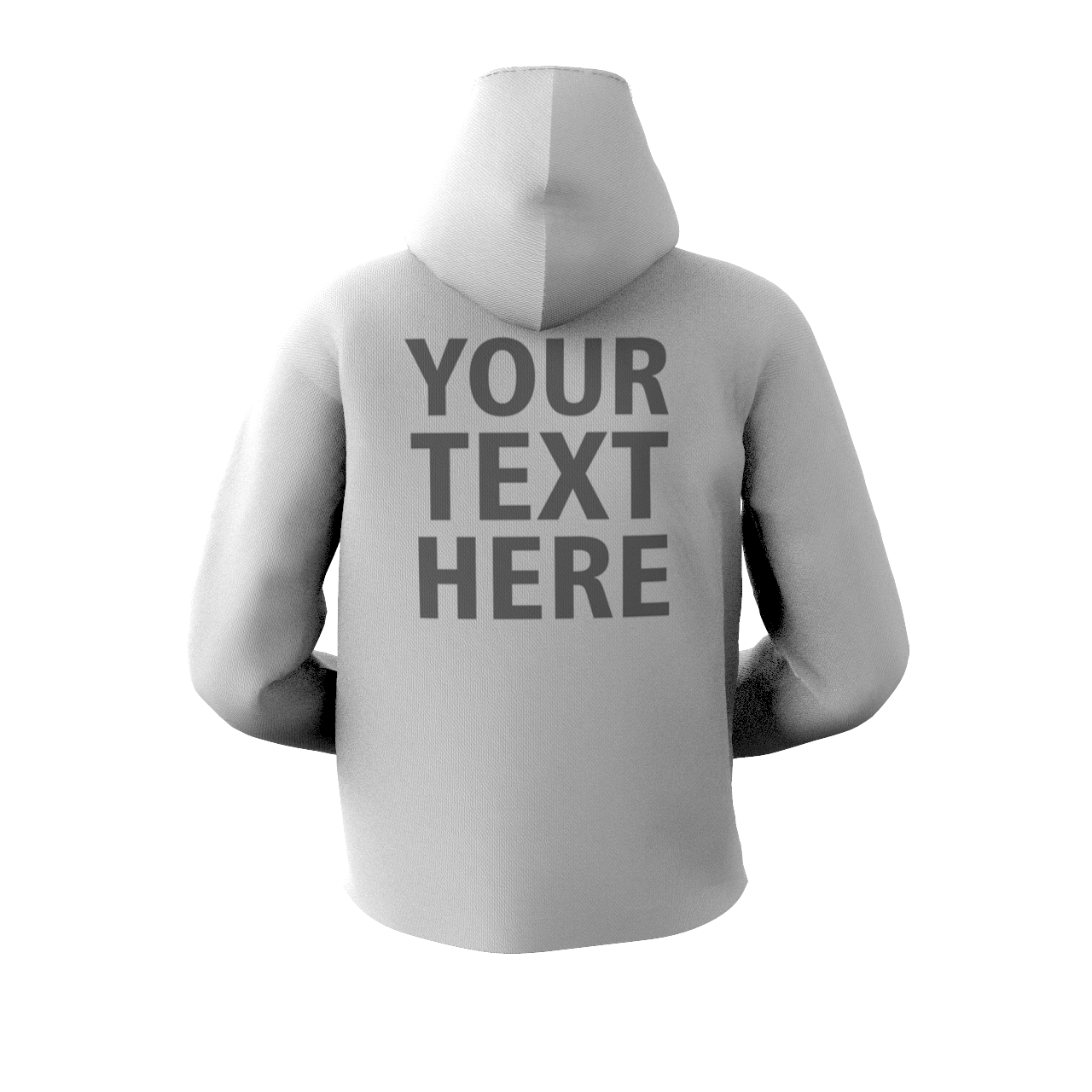 Custom Women's Hoodie Back Text