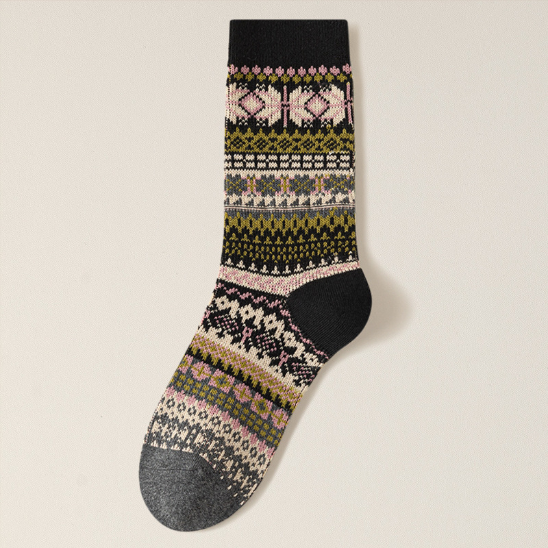 Christmas Motif Knitted Socks