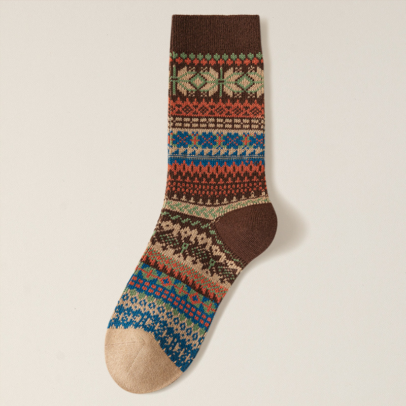 Christmas Motif Knitted Socks