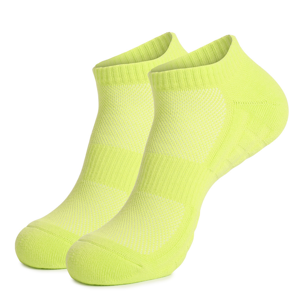Professional Running Socks Dopamine Color Cotton Terry Socks, Thickened for Basketball, Badminton & Casual Sports