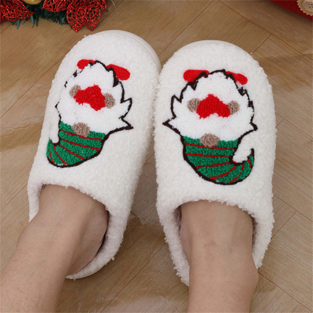Christmas Slippers Faceless Dwarf Shoes Home Cotton Slippers - MyFaceSocks