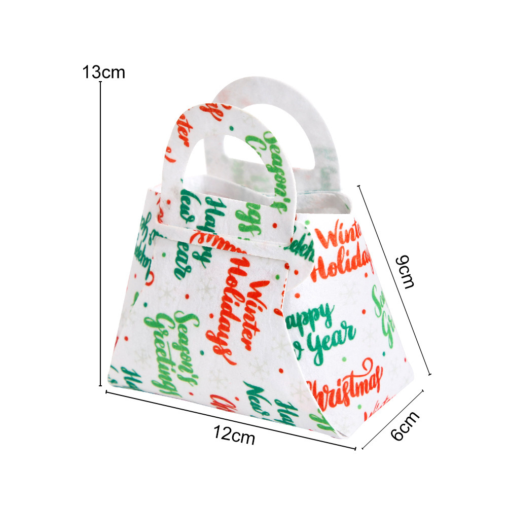 White Christmas Gifts Bag Cute Gift Bag For Festival Package