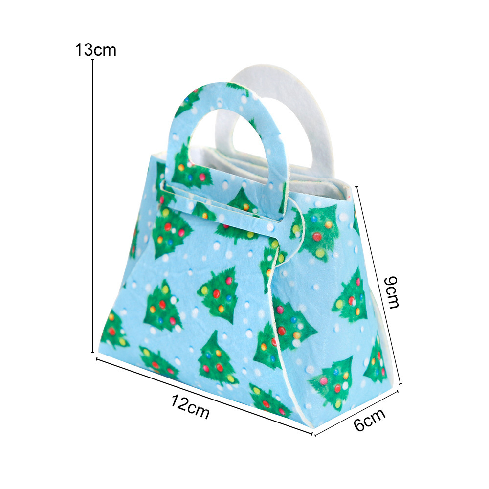 Blue Christmas Gifts Bag Cute Gift Bag For Festival Package