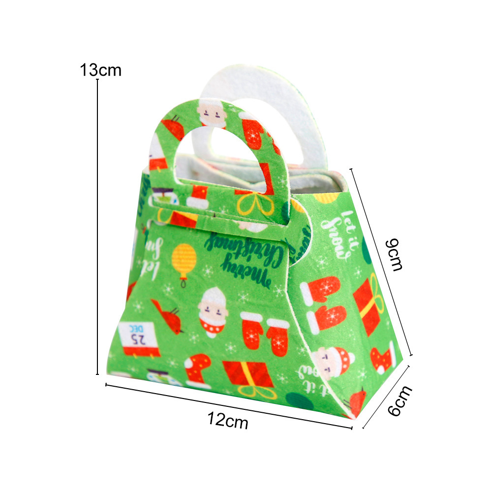 Green Christmas Gifts Bag Cute Gift Bag For Festival Package