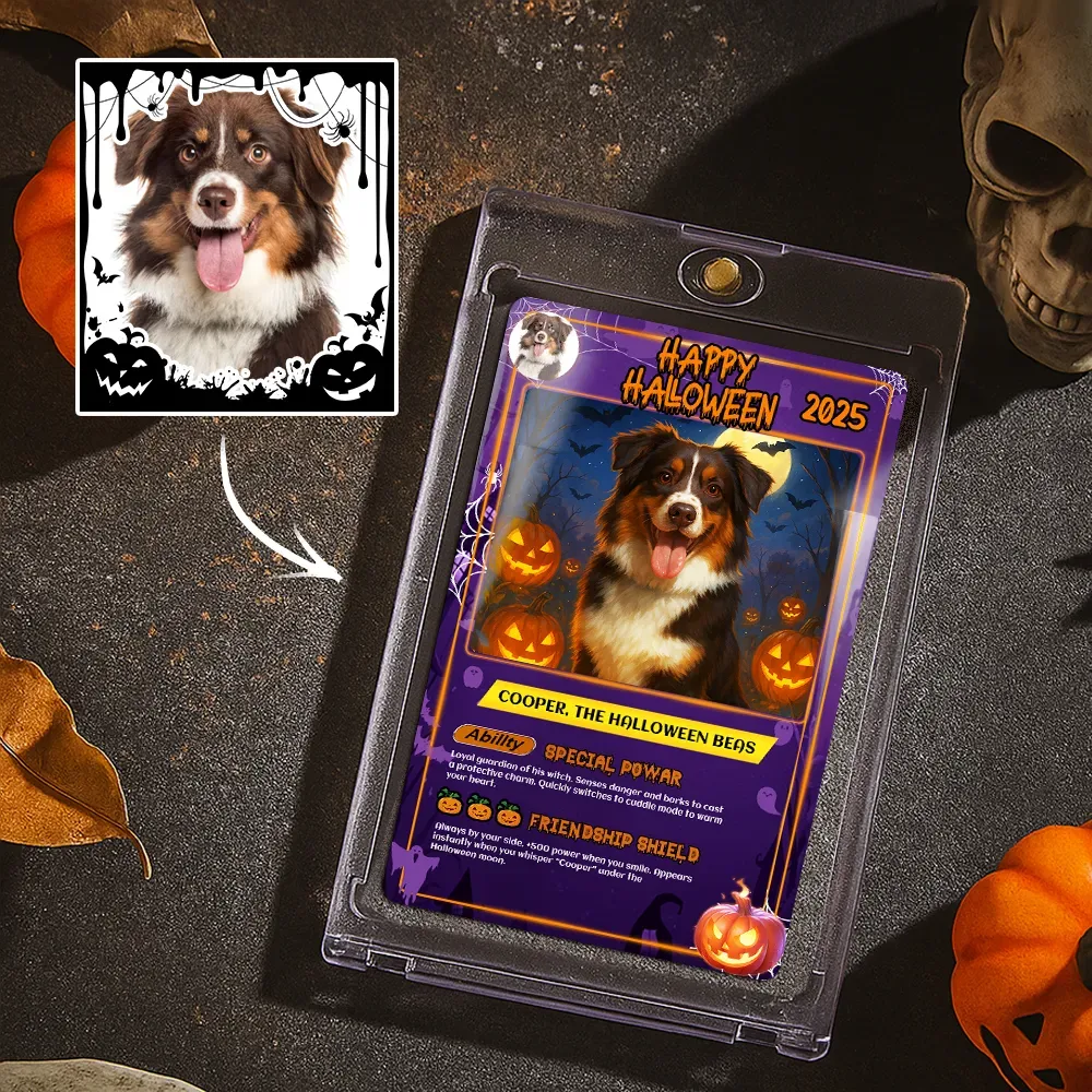 Custom Anime Trading Game Card Personalized Collectible Card with Your Photo & Name| Unique Gift for Fans & Couples - MyFaceSocks