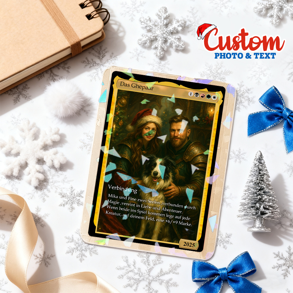 Custom Fantasy Style Custom MTG Card – Personalized Collectible Gift for Couples & Friends - MyFaceSocks