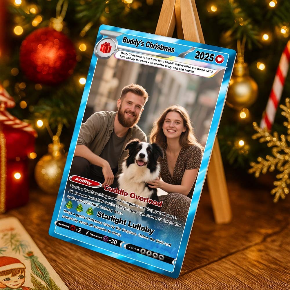 Custom Fantasy Couple Card – Personalized Magic Trading Card Gift for Christmas 2025 - MyFaceSocks