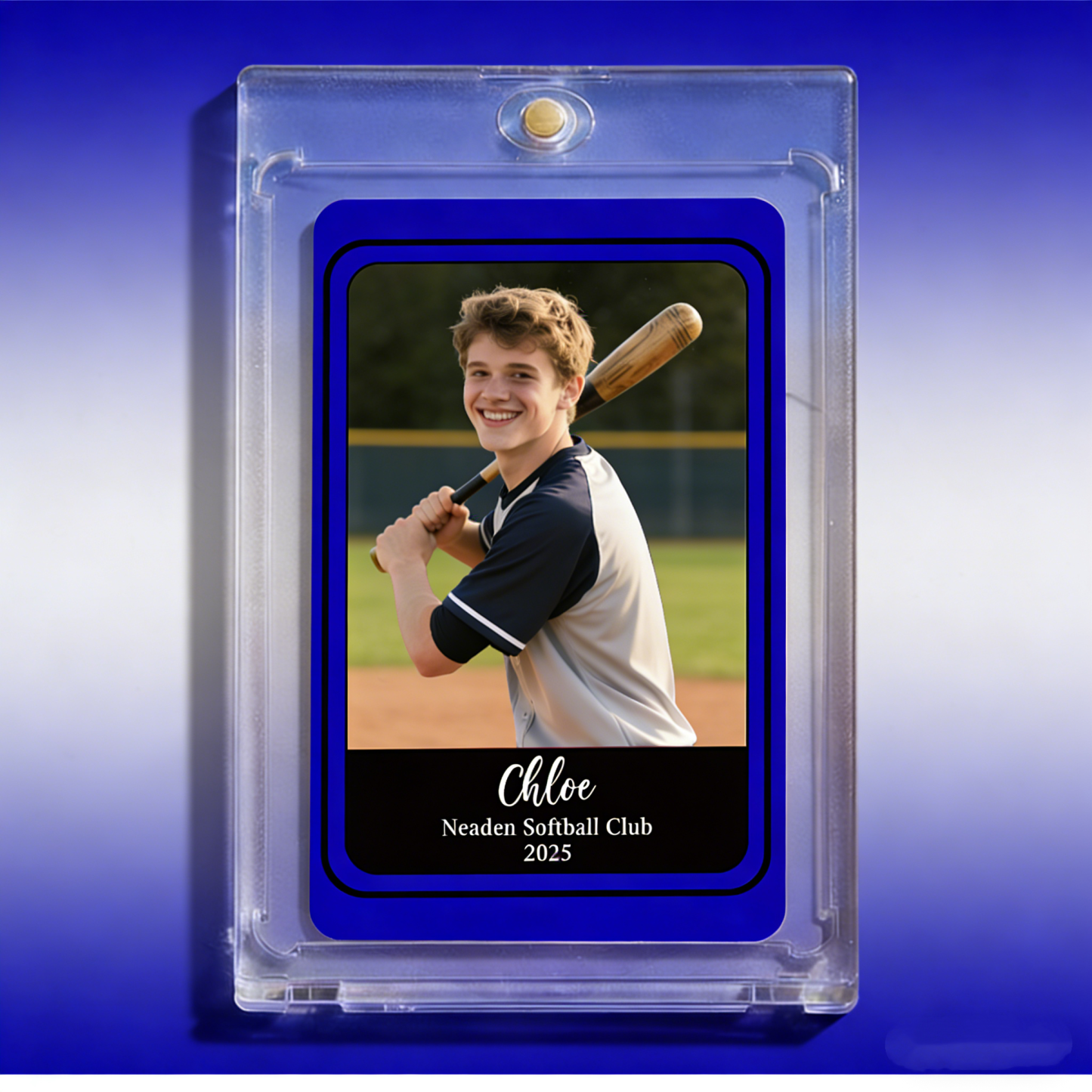 Custom Sports Trading Card Personalized Photo Portrait Card for Athletes and Fans