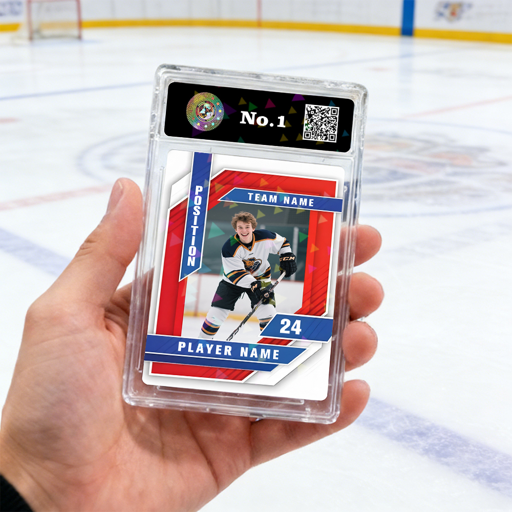 Custom Sports Card for Kids  Personalized Portrait Card with Team Name Great Athlete Gift Idea Christmas Gift