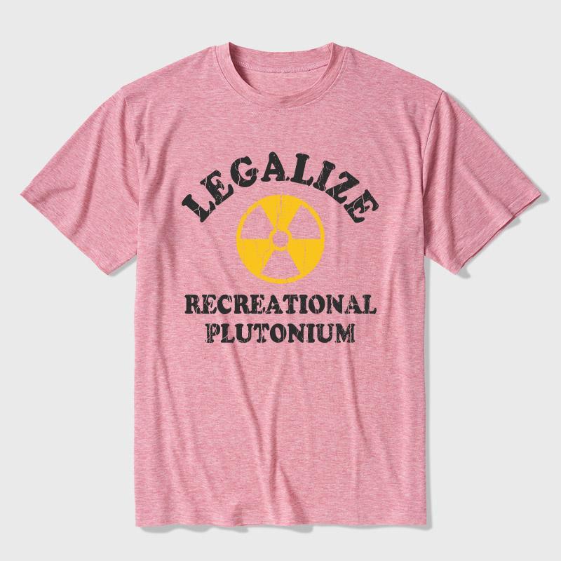 Legalize Recreational Plutonium Ultra Soft Heather Tee - MyFaceSocks