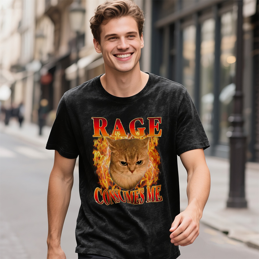 Custom Photo Vintage Certified Freak Funny Cat Meme T-Shirt Vintage Kitty Graphic Tee Retro Washed Cat Lover Shirt Funny Pet Humor Gift Unisex 90s Cat Top - MyFaceSocks