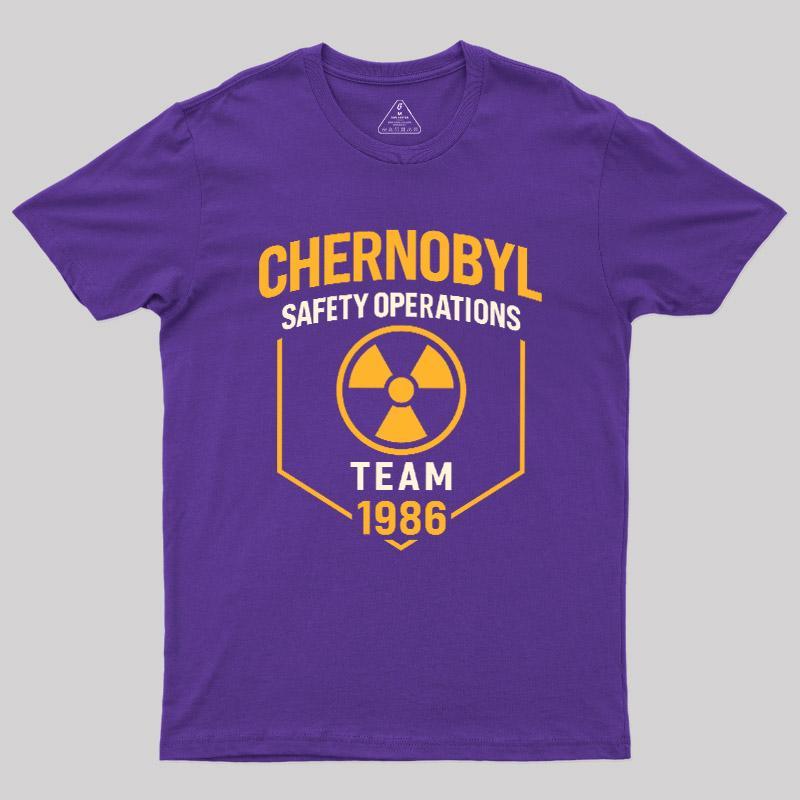 Chernobyl 1986 Safety Operations Team Geek T-Shirt - MyFaceSocks