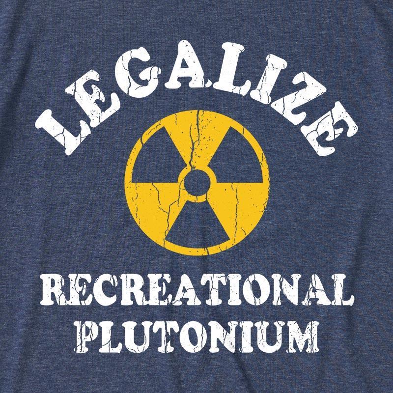 Legalize Recreational Plutonium Ultra Soft Heather Tee - MyFaceSocks