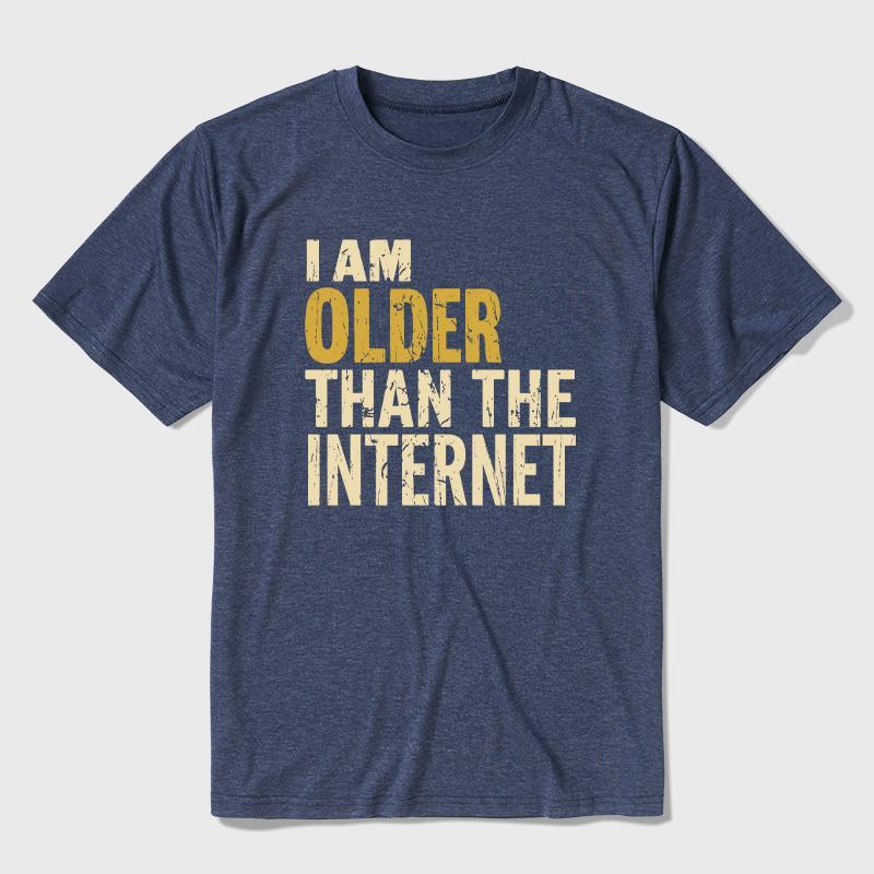 I'm Older Ultra Soft Heather Tee - MyFaceSocks