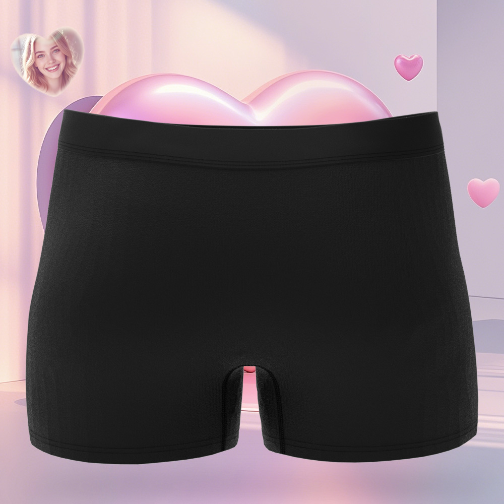 Personalized Face Men's Boxer Blue Underwear Gifts for Husband I Love You Heart Men Face Boxer - MyFaceSocks
