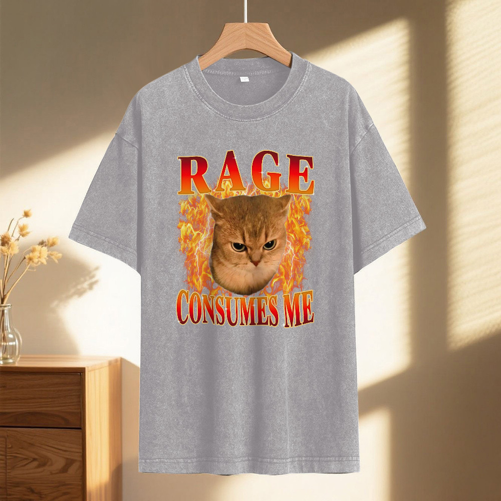 Custom Photo Vintage Certified Freak Funny Cat Meme T-Shirt Vintage Kitty Graphic Tee Retro Washed Cat Lover Shirt Funny Pet Humor Gift Unisex 90s Cat Top - MyFaceSocks